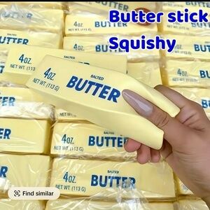 emotional support squishy salted butter stick,anti anxiety toy, NEW five below